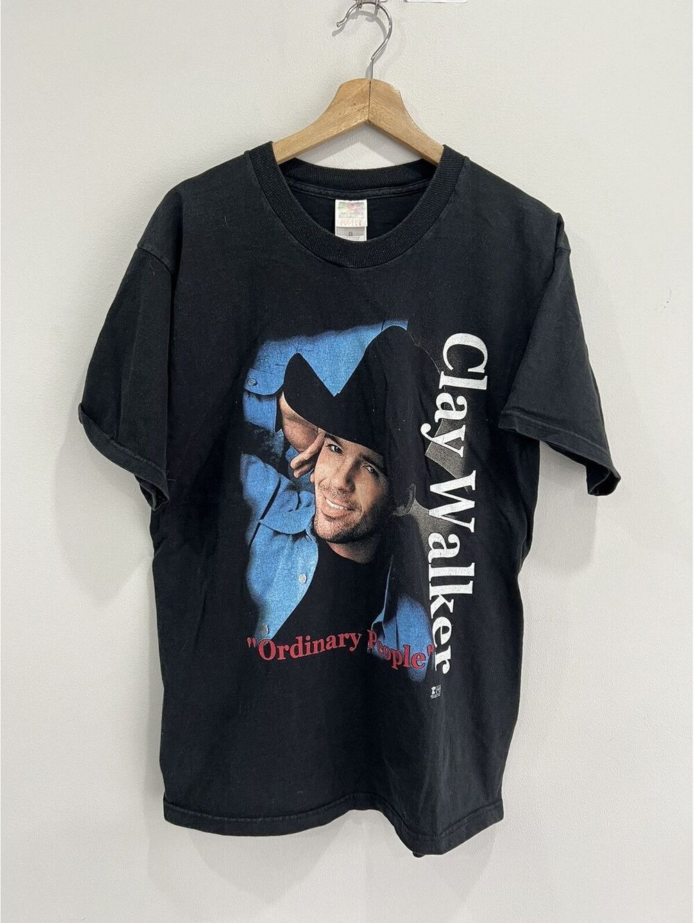 Vintage Clay Walker Country Music Tee shirt band tour